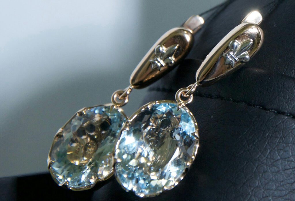 aquamarine earrings