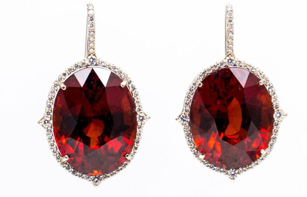 Garnet Earrings , jewelry blog