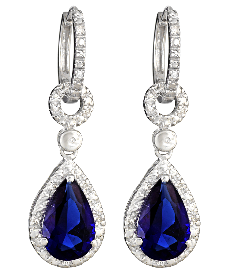 sapphire earrings