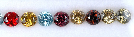 zironc stones multi color